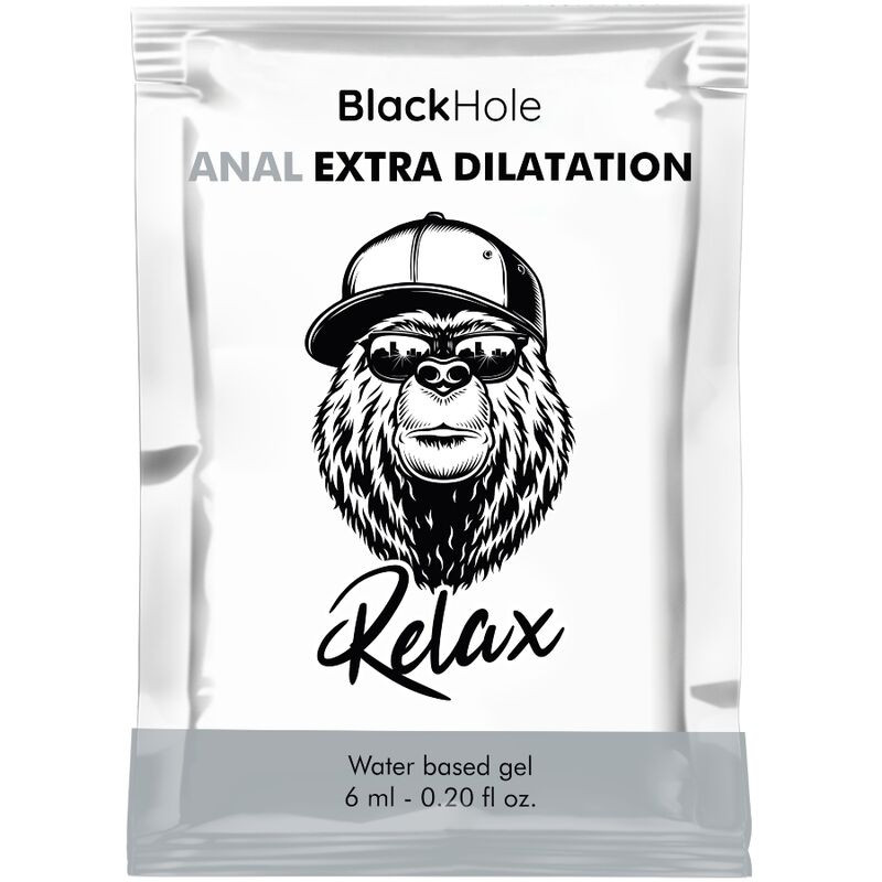 BlackHole Lubes Dosette Lubrifiant Relax Black Hole 6ml